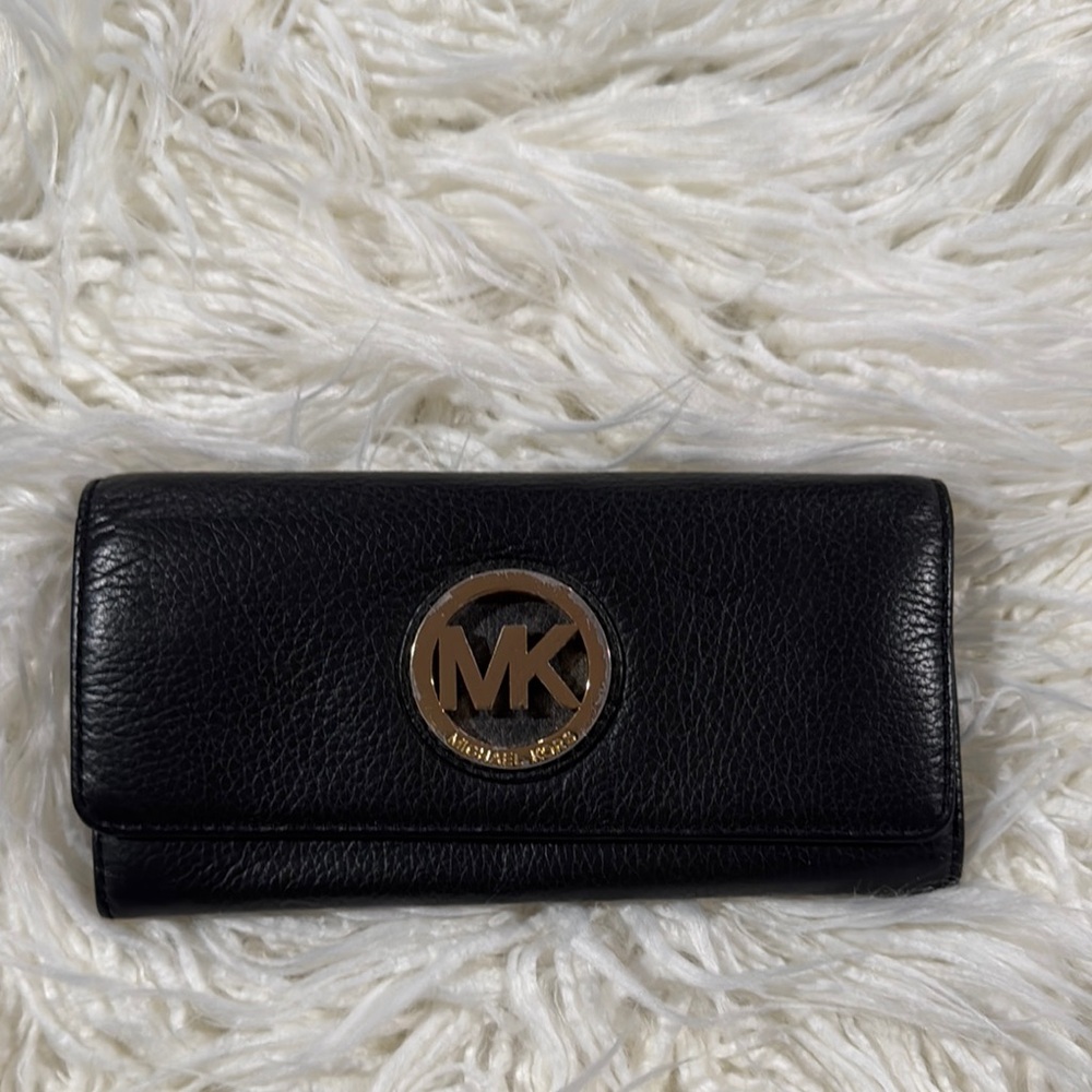 Michael Kors Black Leather Wallet